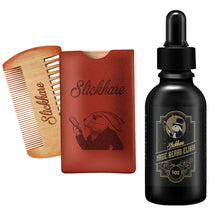 Load image into Gallery viewer, Gentleman&#39;s Beard Bundle: Comb &amp; Magic elixir - Slickhare
